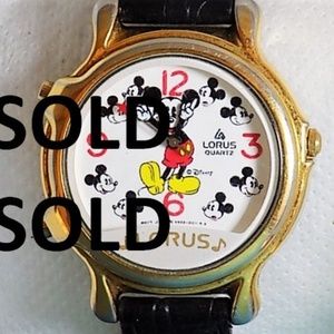 Disney MICKEY MOUSE MUSICAL CHARACTER LORUS WATCH